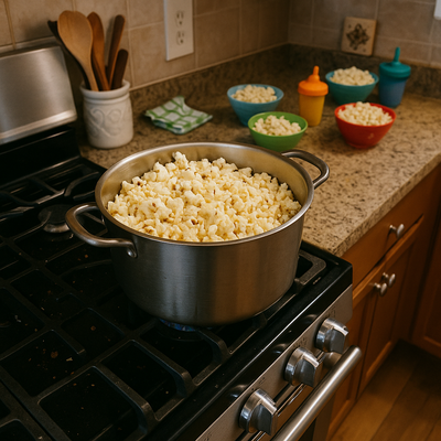<p>Popcorn, Chips, Snacks</p>